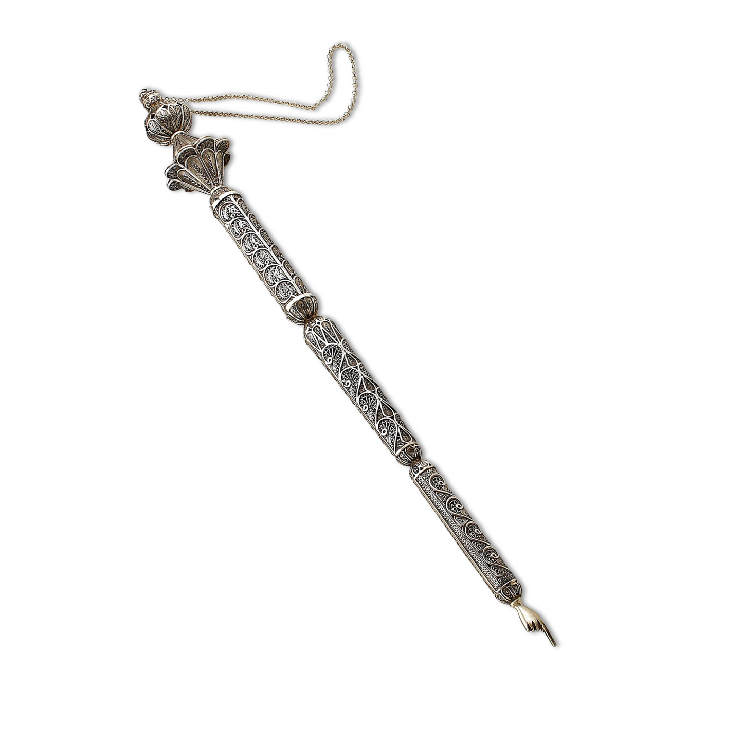 Big Sterling Silver Torah Pointer