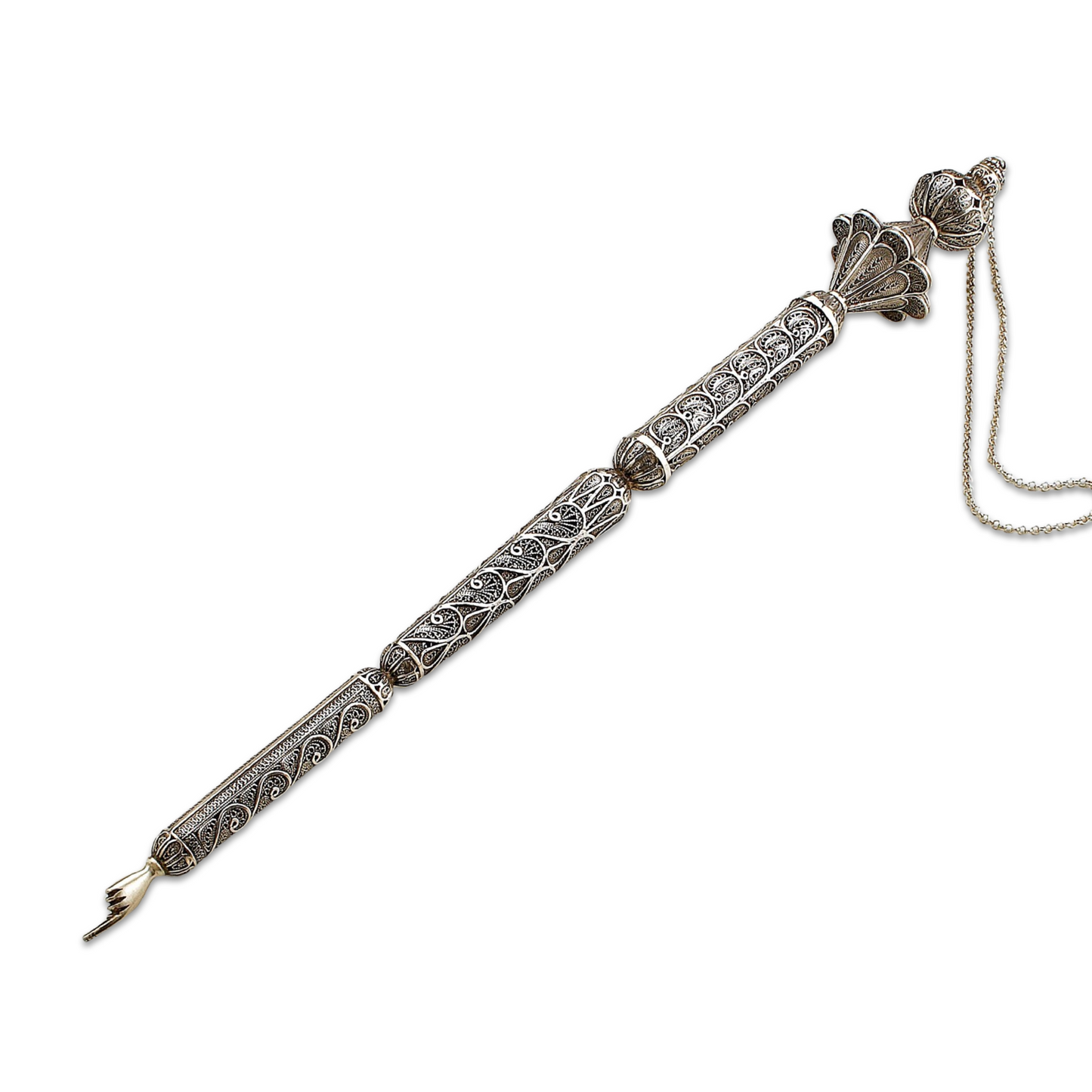 Big Sterling Silver Torah Pointer