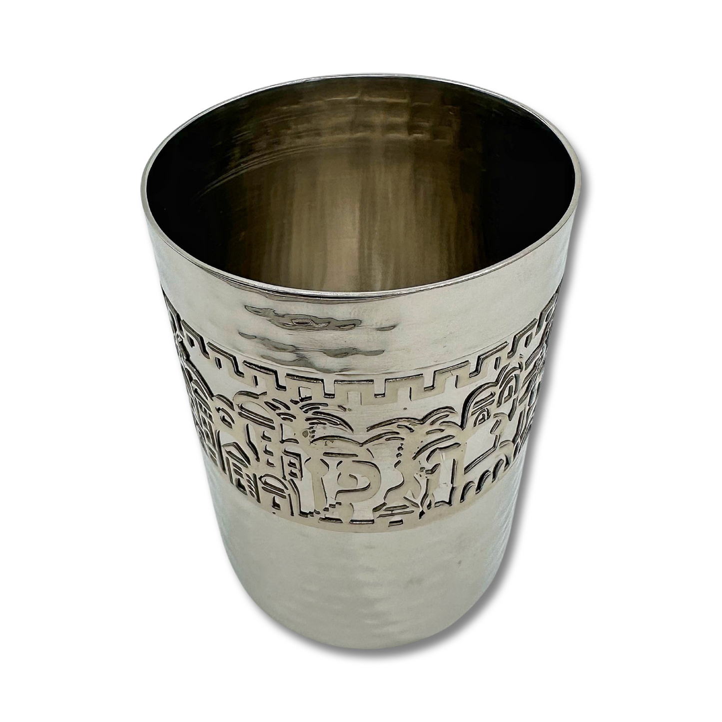 Silver Jerusalem Kiddush Cup