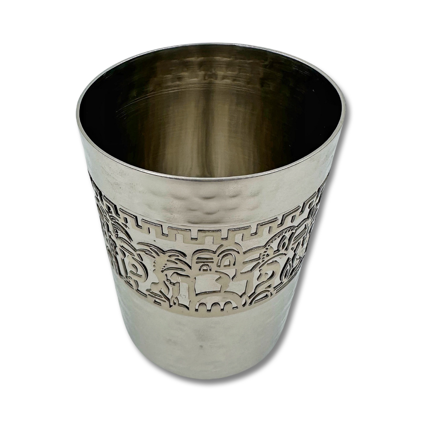 Silver Jerusalem Kiddush Cup