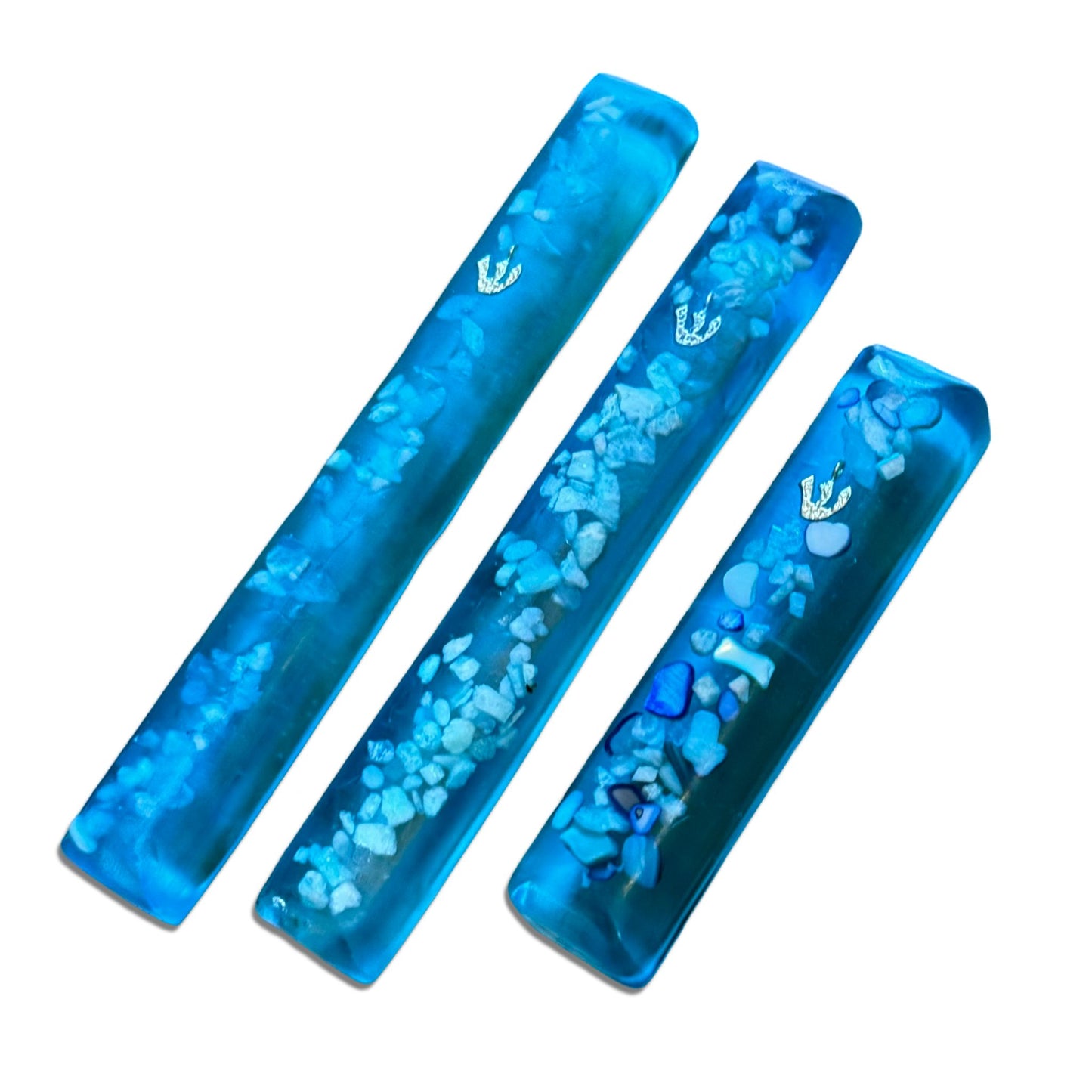 Crystals Colorful Hand Made Mezuzah