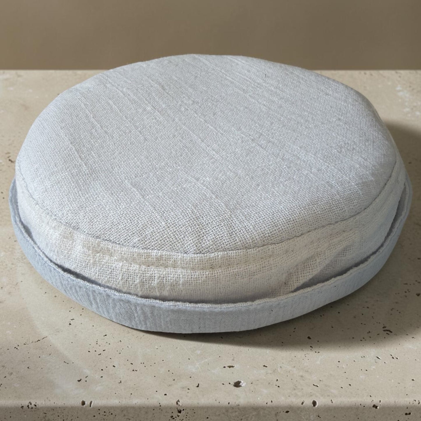 Silver Gray & Light Blue, Two-in-One Jewish Kippah