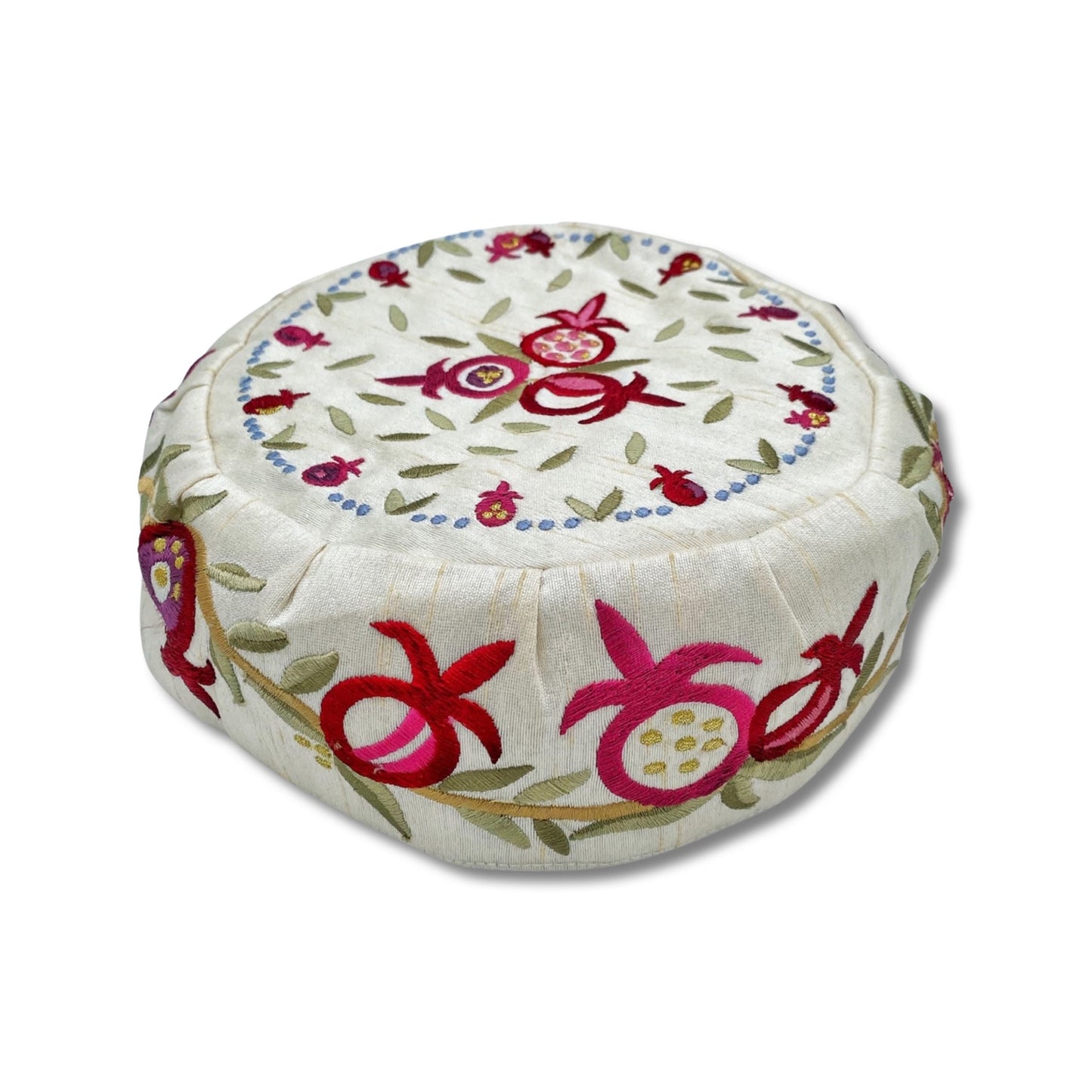 Pomegranate Embroidered Big Kippah