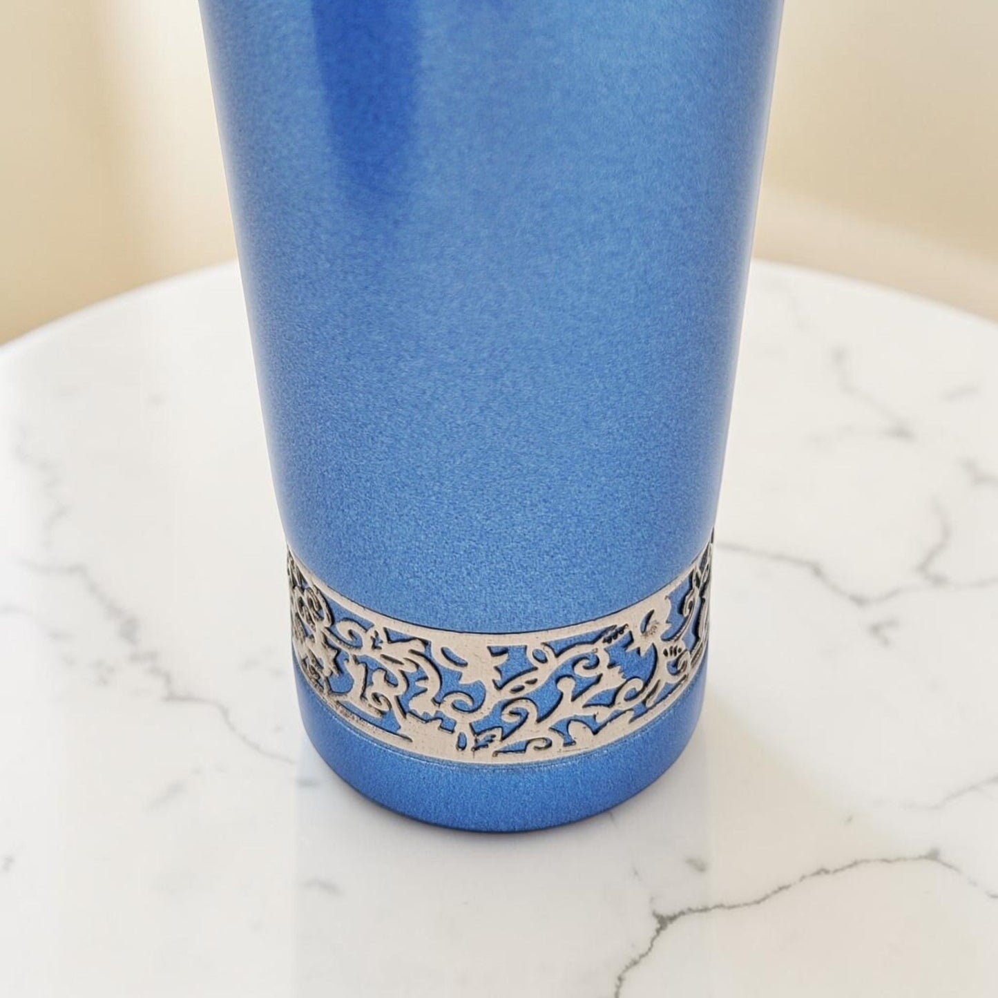 Blue Pomegranate Kiddush Cup