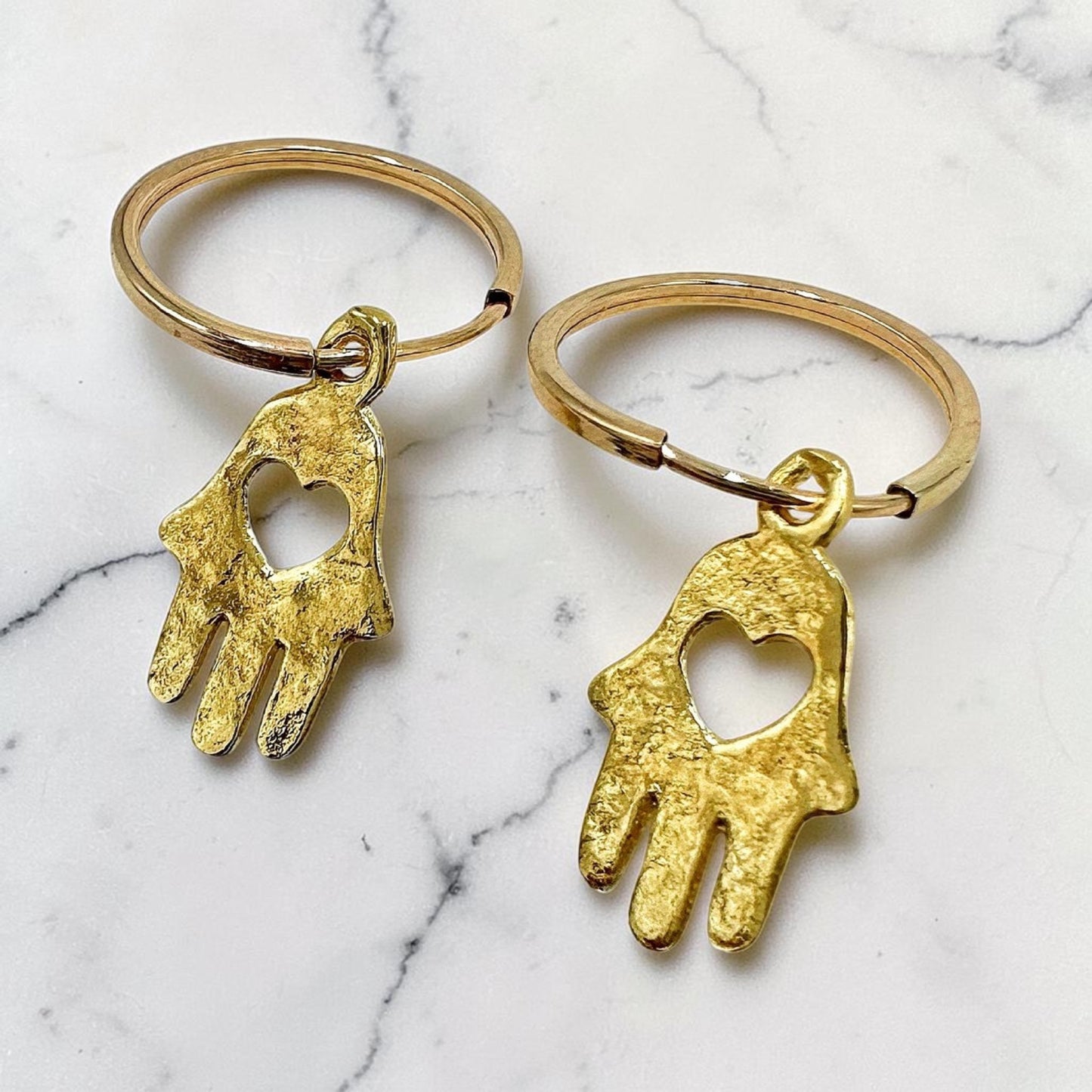 Gold Filled Hamsa Earrings