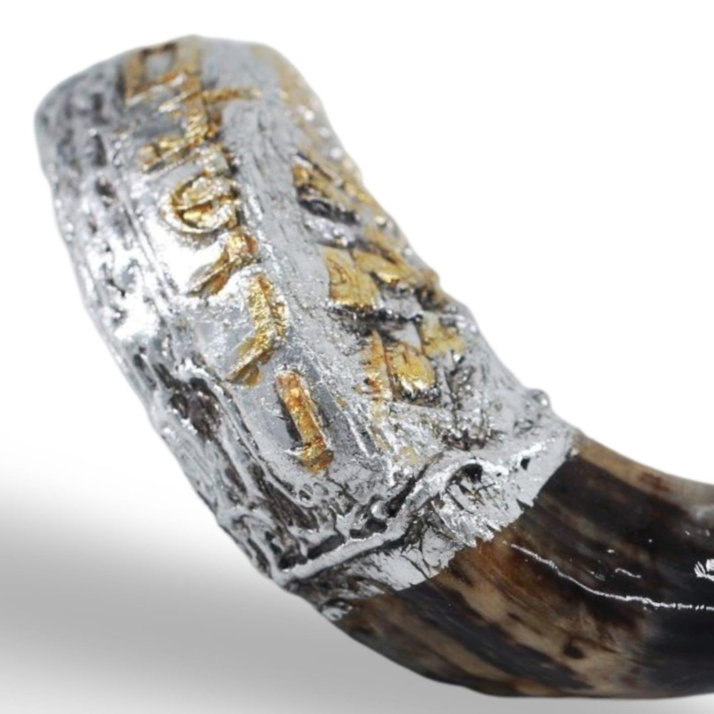 Silver And Gold Shofar