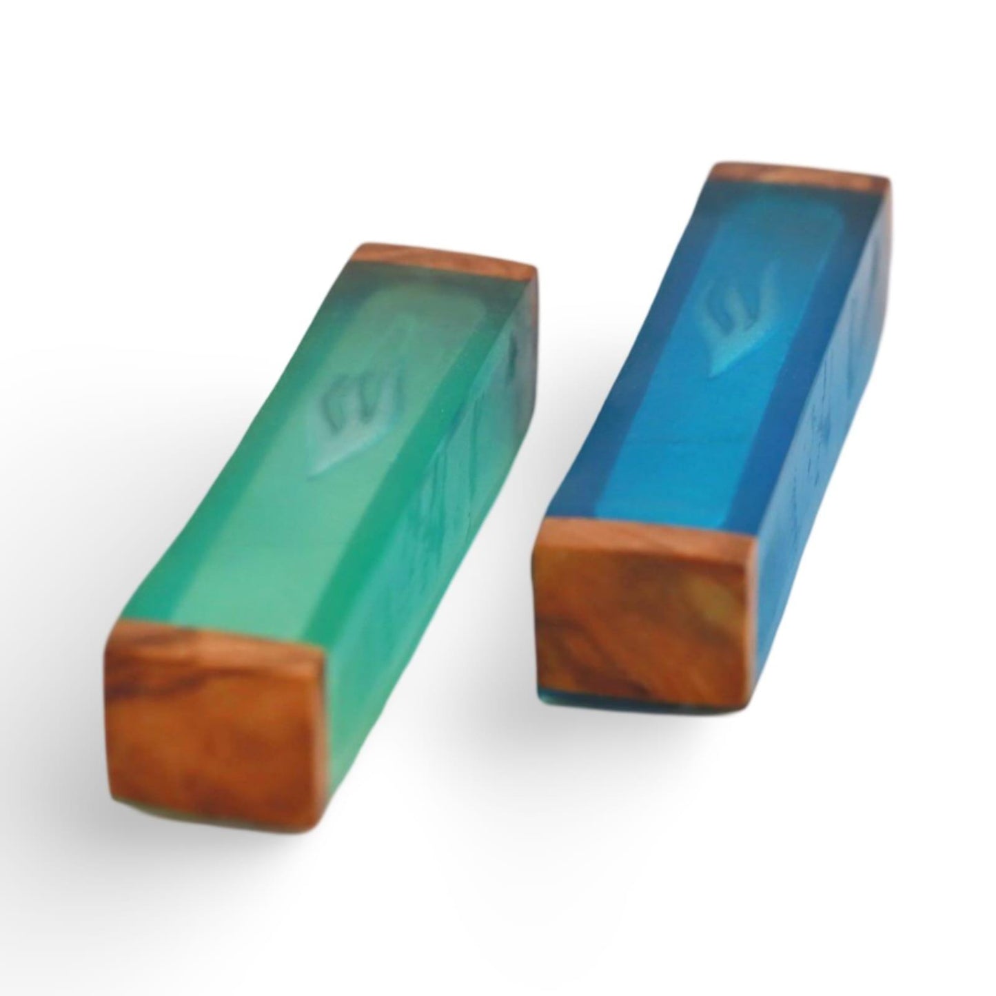 Olive wood Mezuzah Case