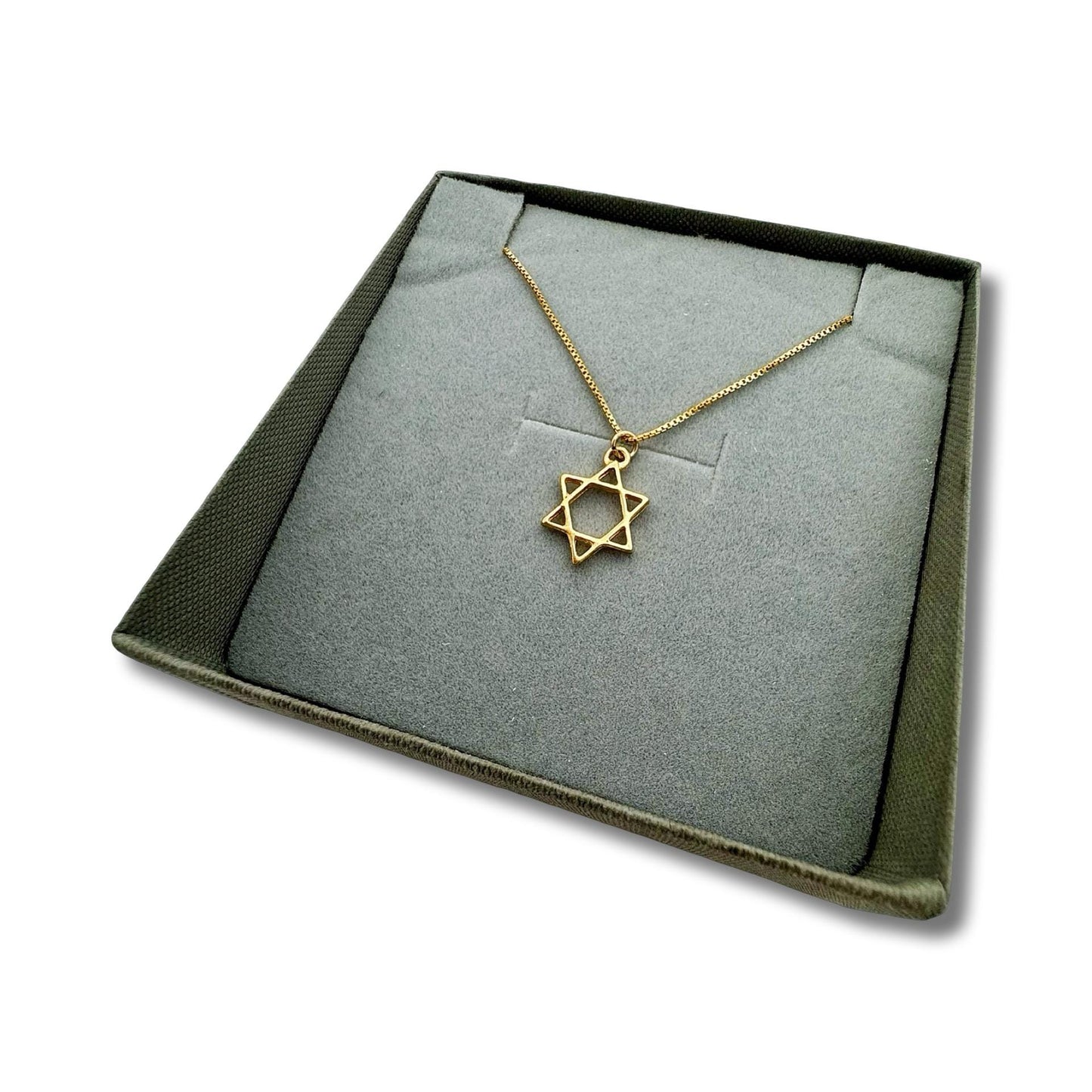 Gold Filled Star of David Necklace