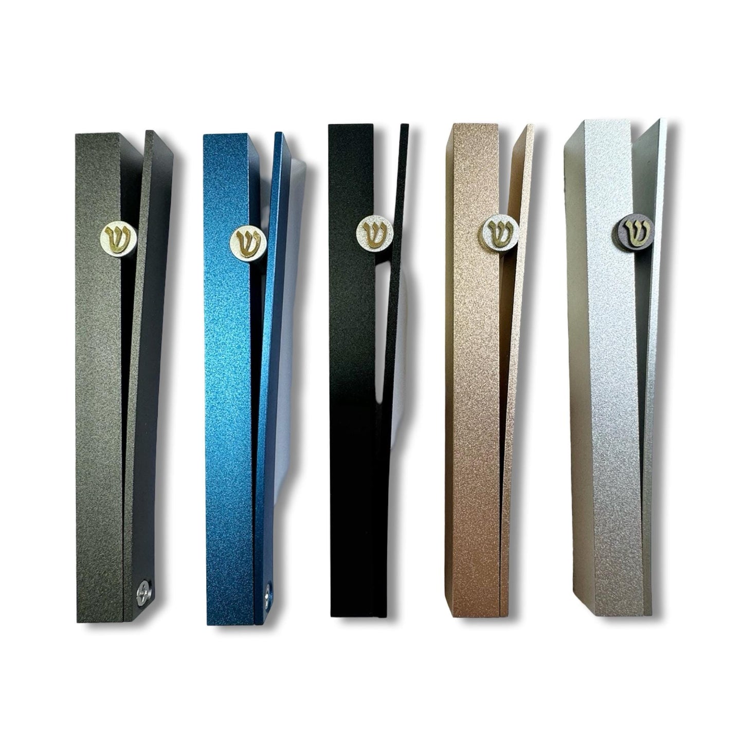 Modern Mezuzah Case Handmade in Israel, Yemenite Filigree Design, 2 Sizes, Jewish Gift for Wedding, Holiday or New Home