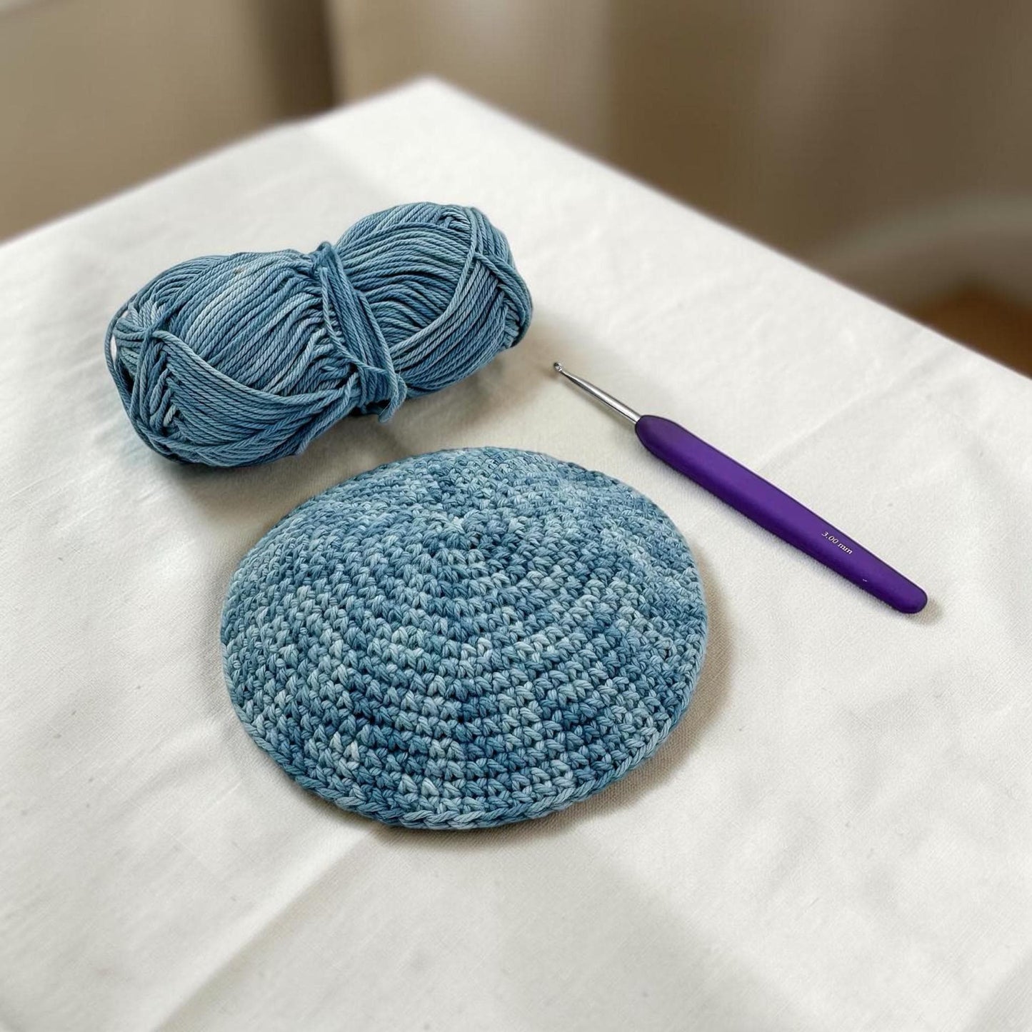 Handmade Colored Cotton Kippah