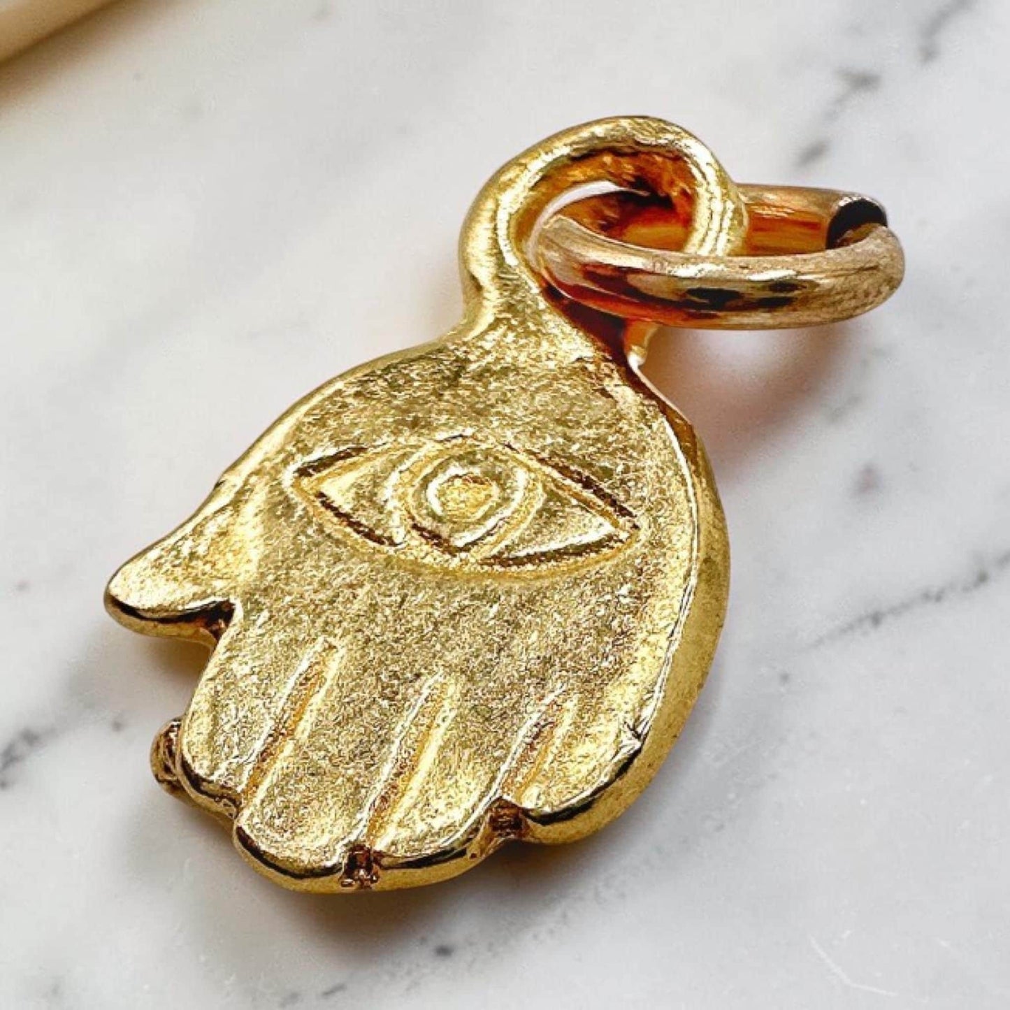 Mini Sterling Silver/Gold Filled Hamsa Necklace