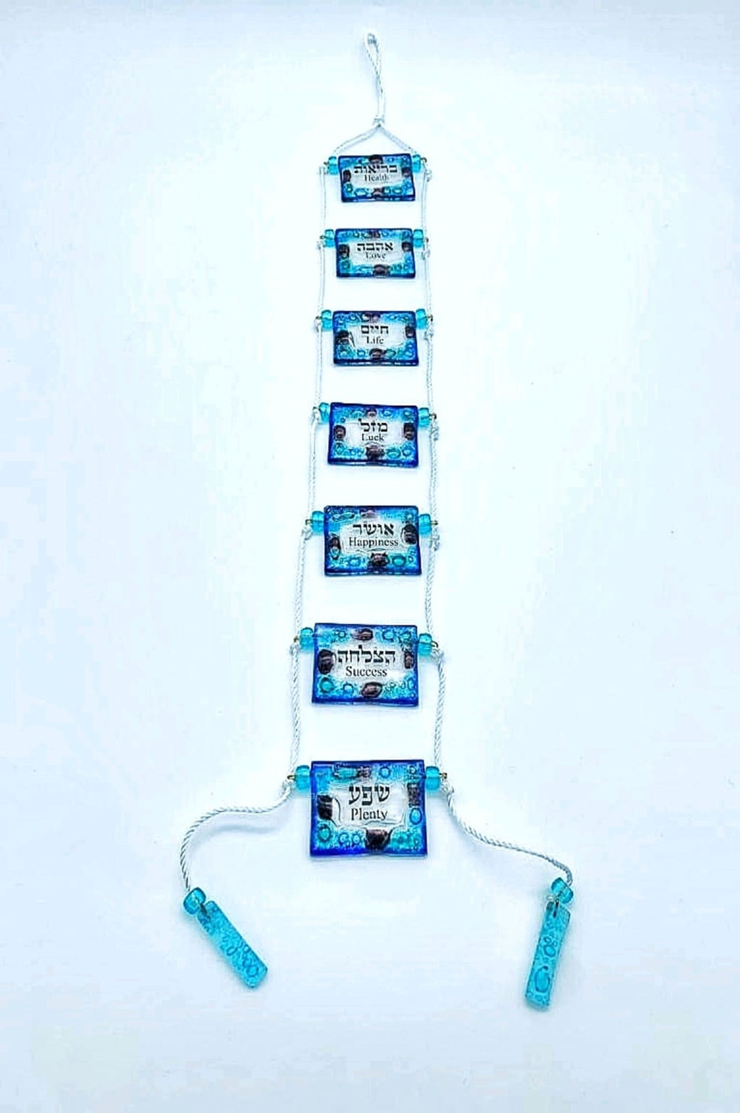 Bubble Glass Mobile with 7 Blessings