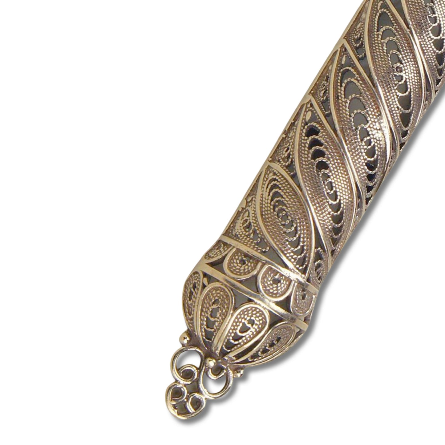 Sterling Silver Mezuzah Case