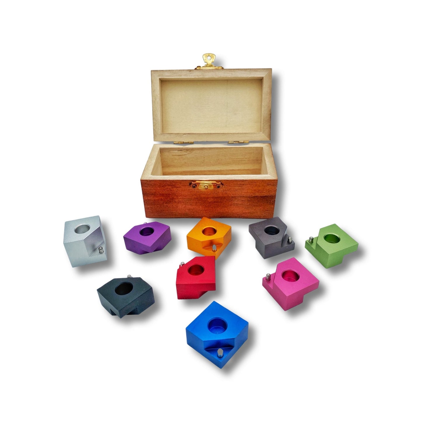 Colourful Puzzle Hanukkah Menorah