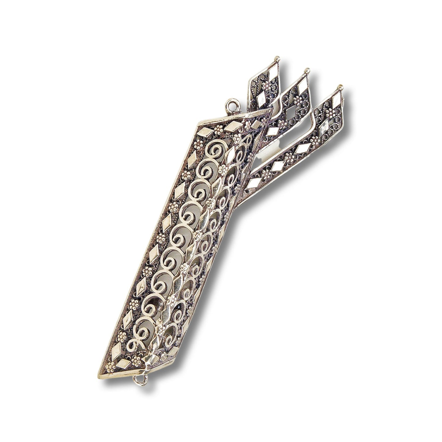 Sterling Silver Big Shin Mezuzah
