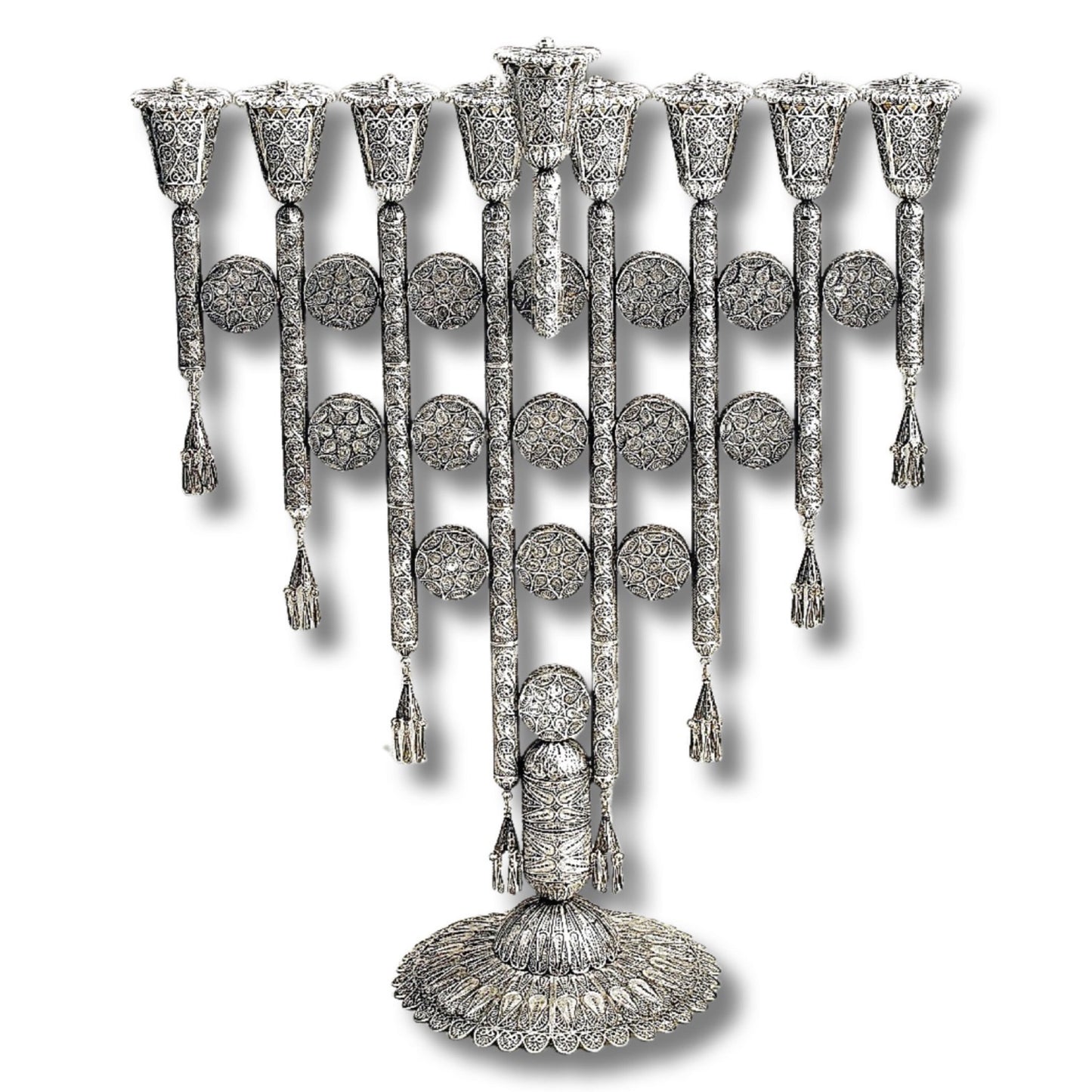 Big Sterling Silver Menorah