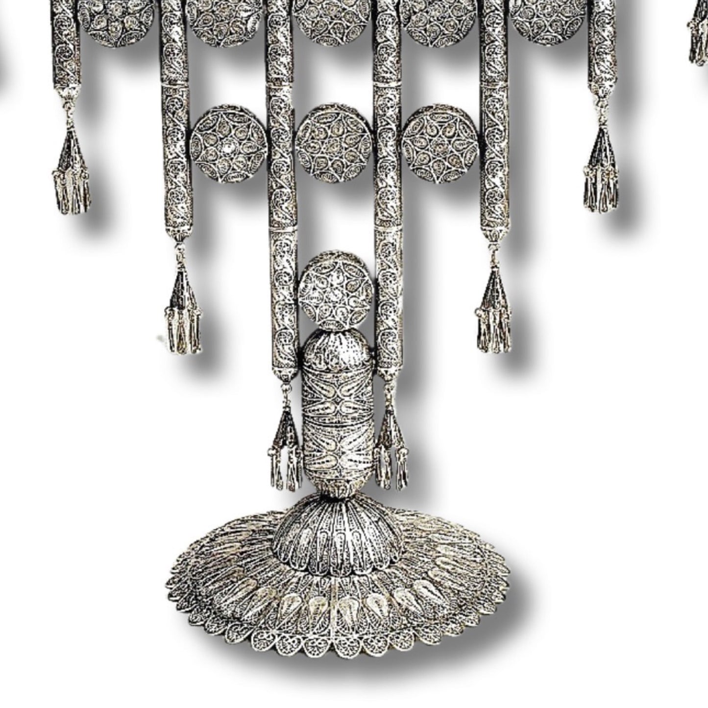 Big Sterling Silver Menorah