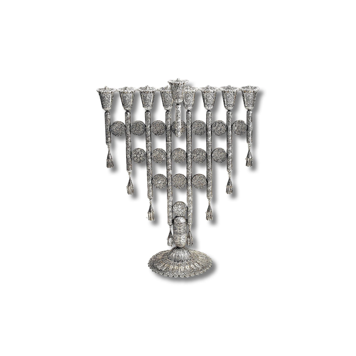Big Sterling Silver Menorah