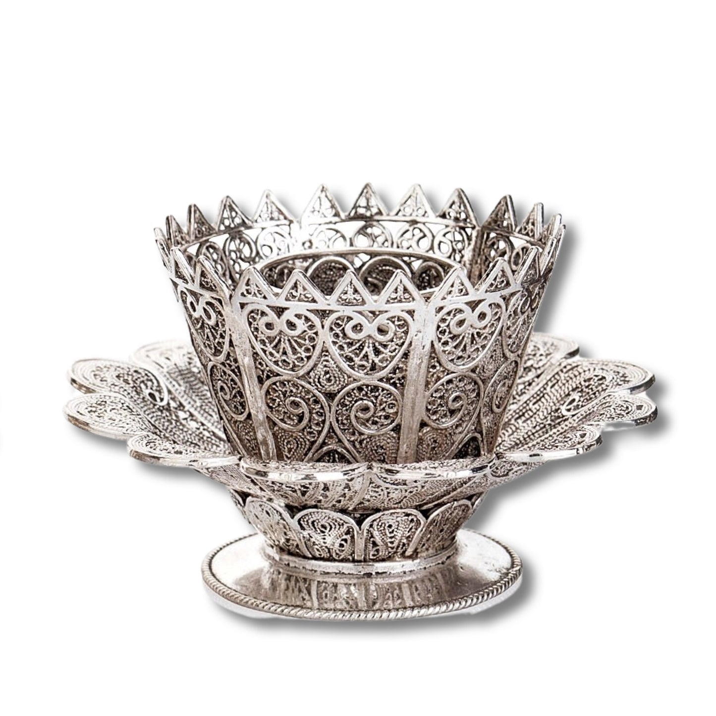 Sterling Silver Shabbat Candle Holders