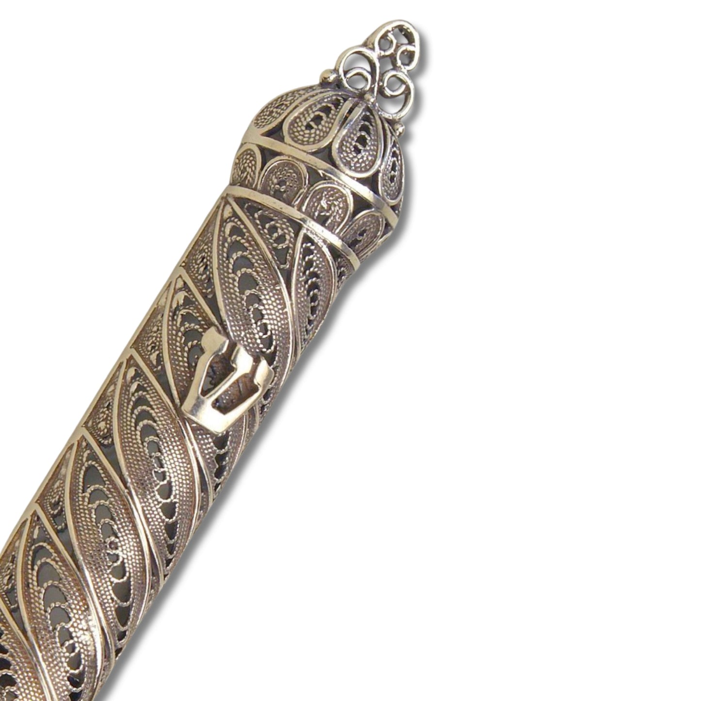 Sterling Silver Mezuzah Case