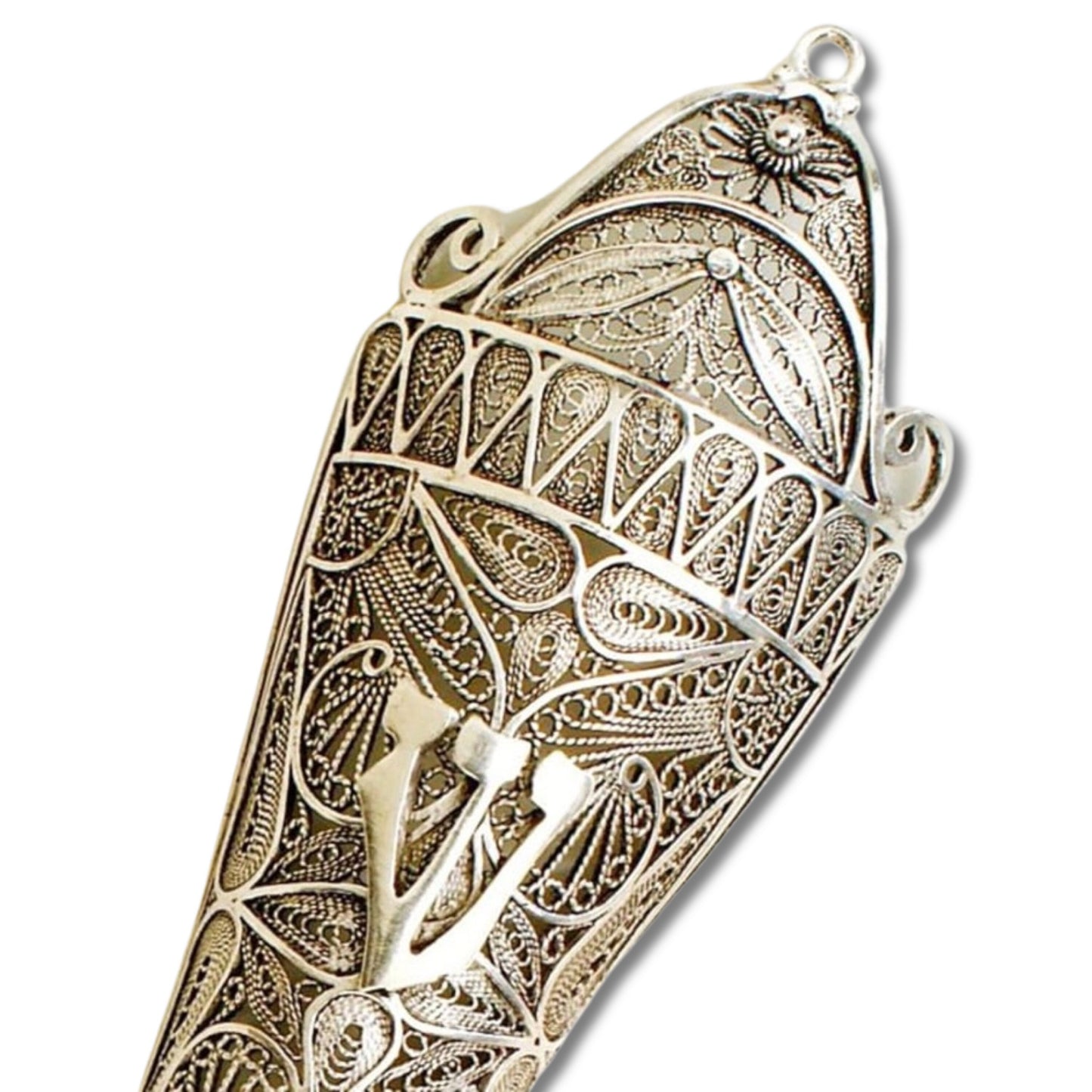 Sterling Silver Mezuzah Case