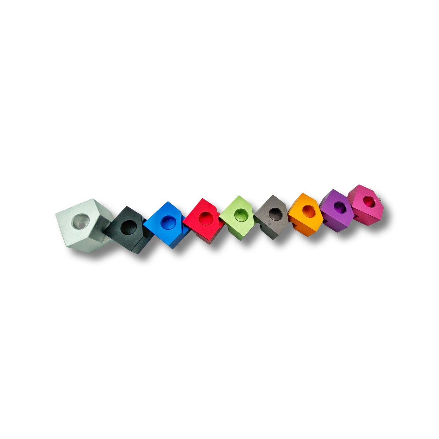 Colourful Puzzle Hanukkah Menorah