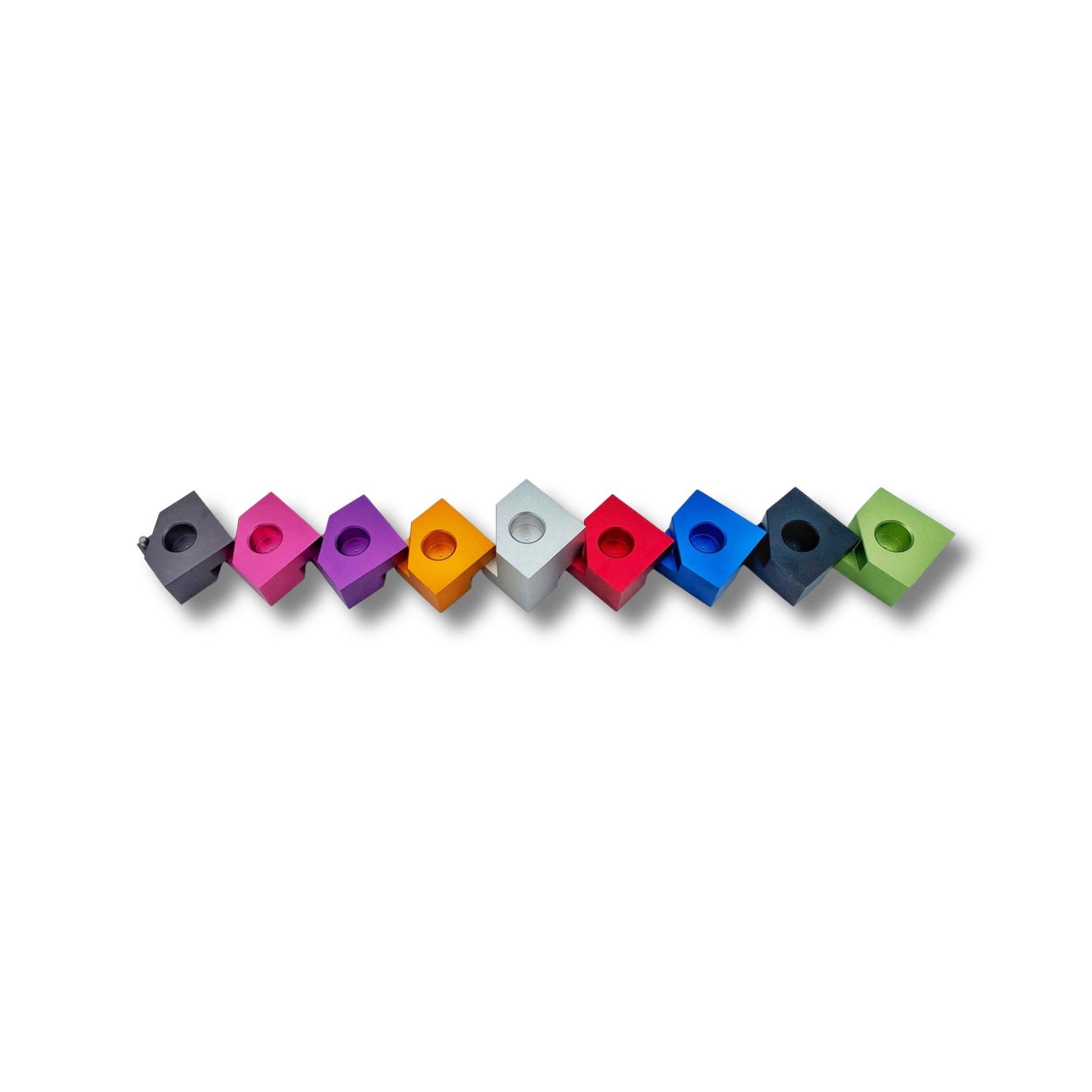 Colourful Puzzle Hanukkah Menorah
