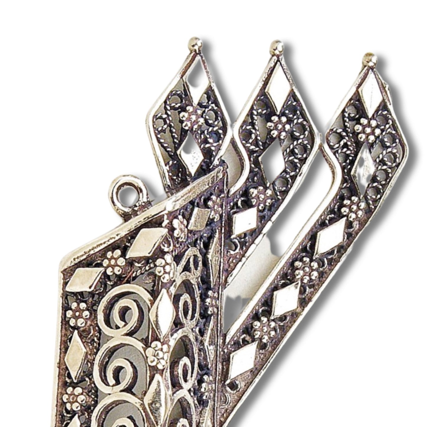 Sterling Silver Big Shin Mezuzah