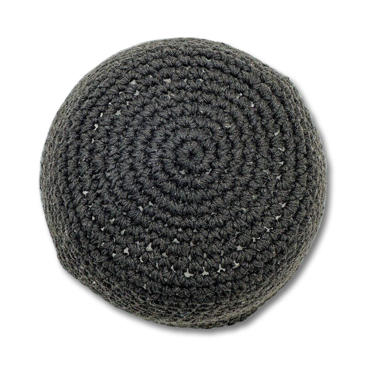 Breslev White/Black Kippah 100% cotton