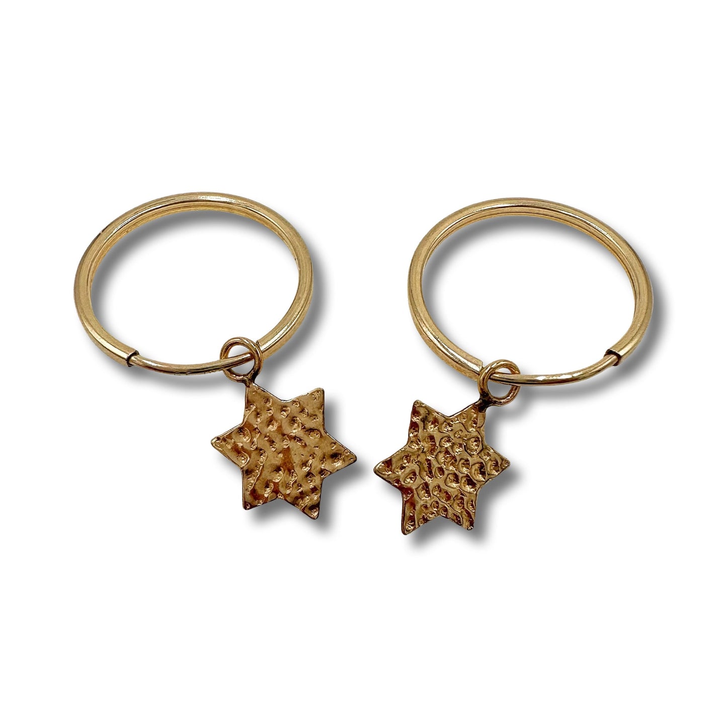 Gold Filled Star of David earrings