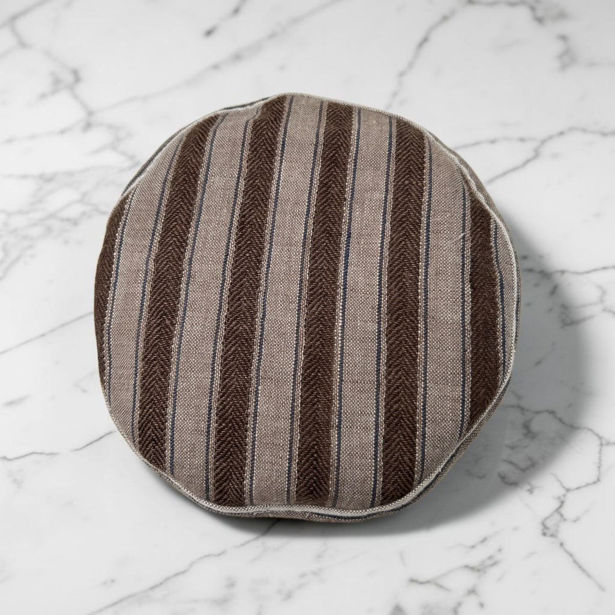 Rayures Cannelle & Brun Latte | Une Kippa, Deux Styles