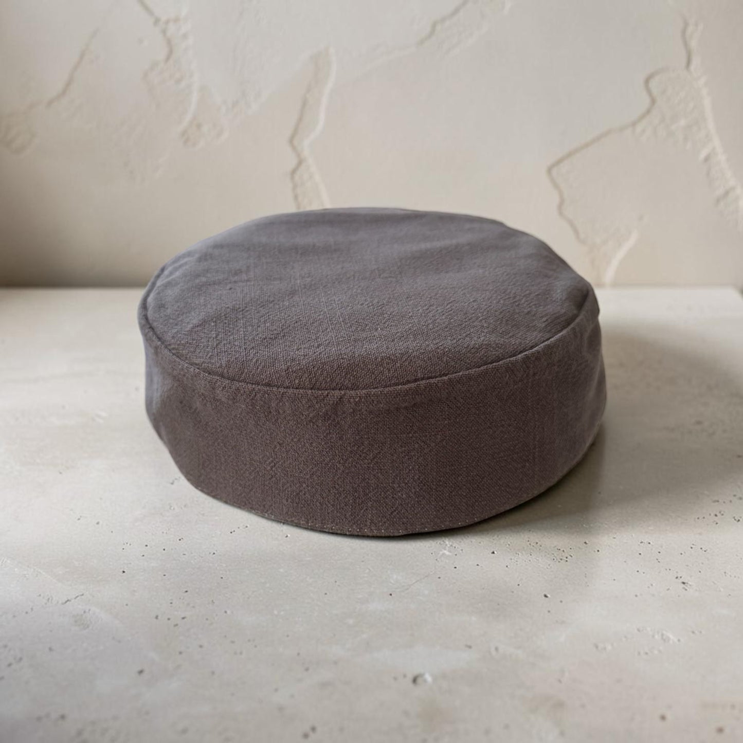 Ash Gray & Off White, Two-in-One Jewish Kippah