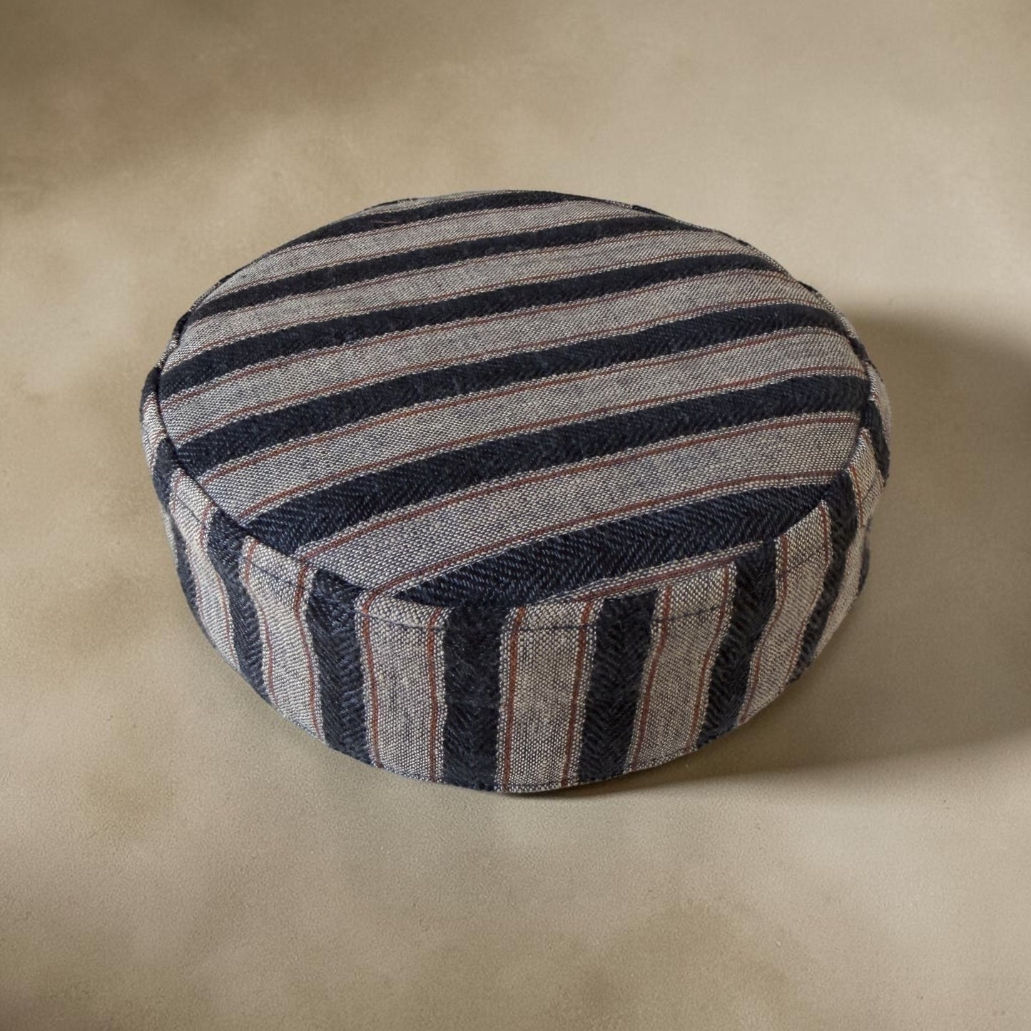 Denim Stripes & Jeans Blue, Two-in-One Jewish Kippah