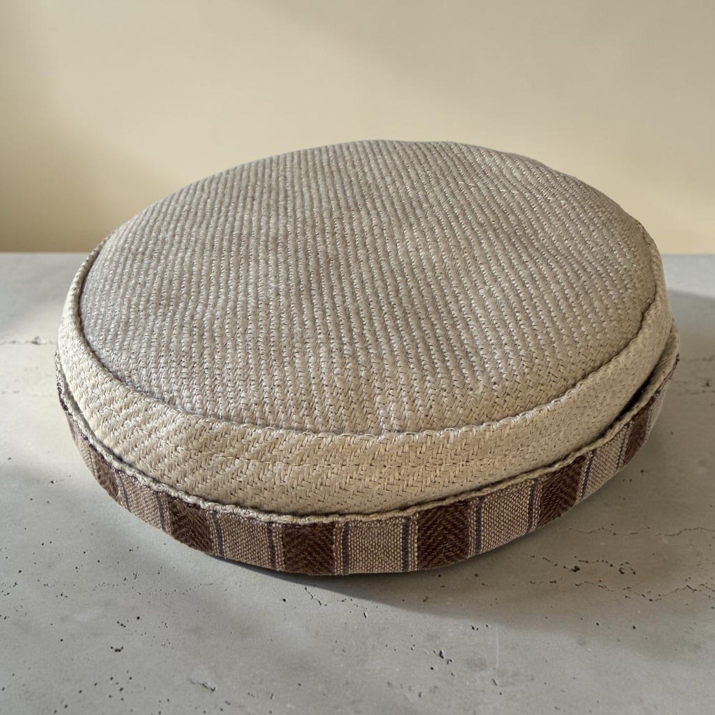 Cinnamon Stripes & Latte Brown, Two-in-One Jewish Kippah
