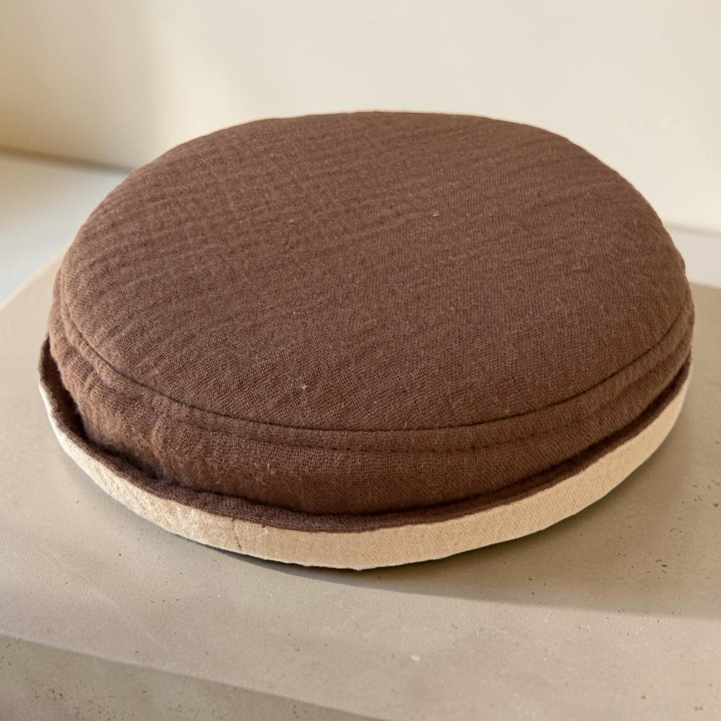 Brown & Khaki, Two-in-One Jewish Kippah