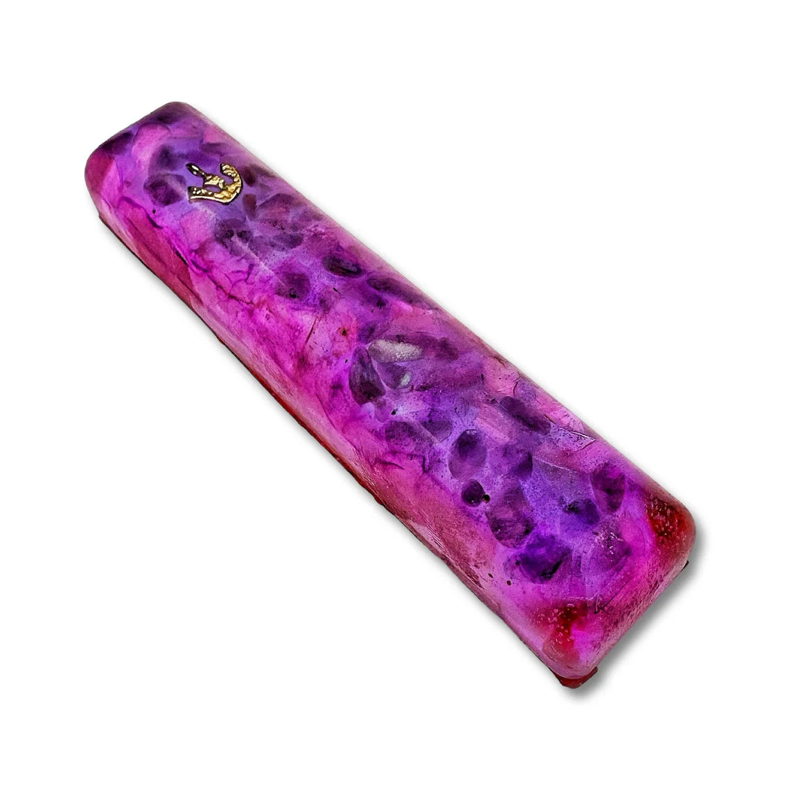 Crystals Colorful Hand Made Mezuzah