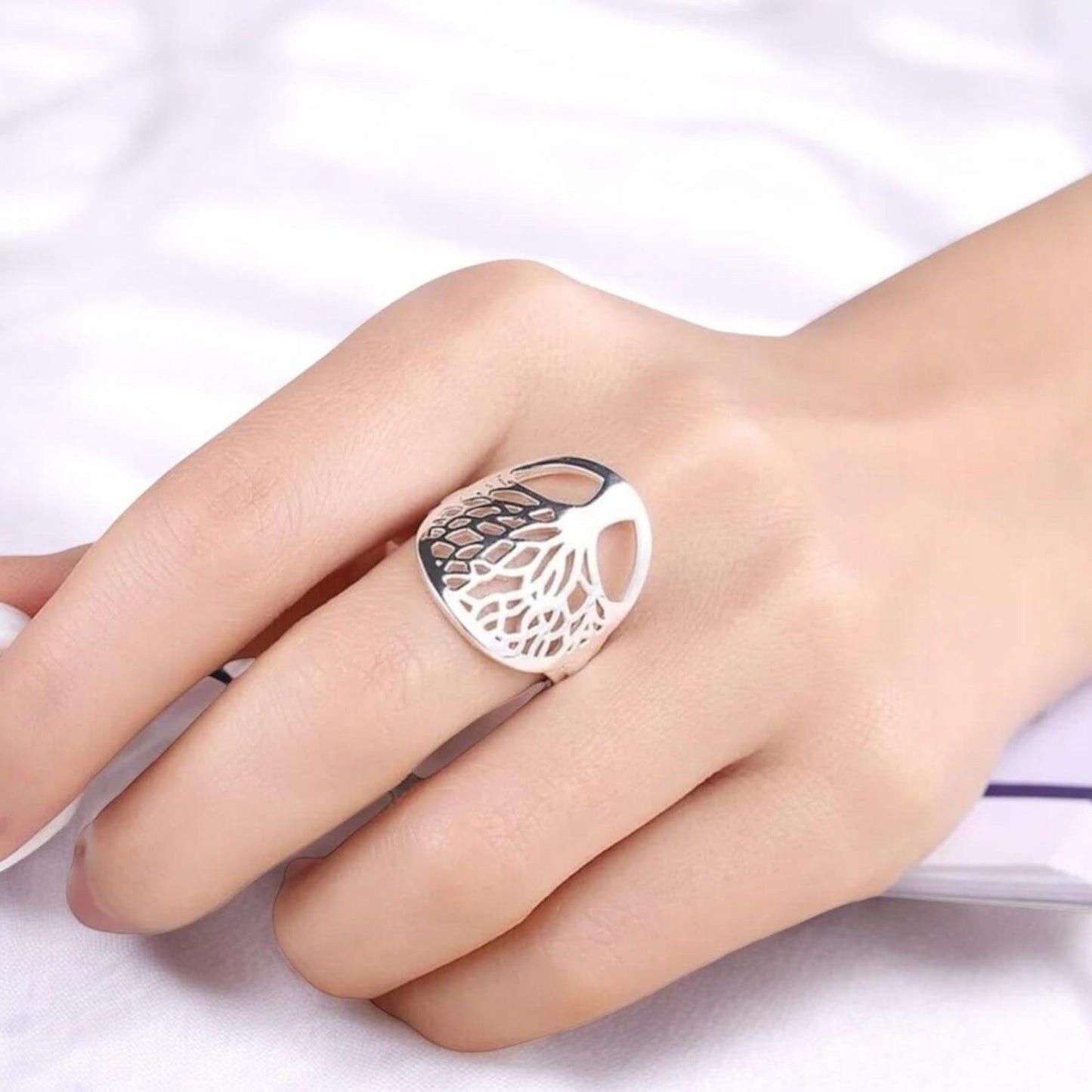 Sterling Silver Tree of Life Ring