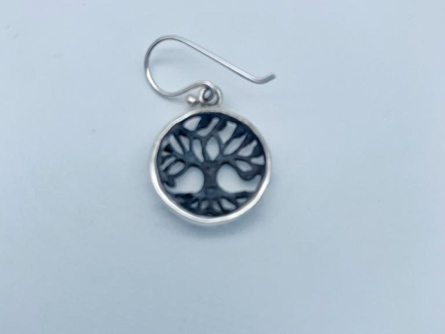 Sterling Silver Ahava Earrings (Love)