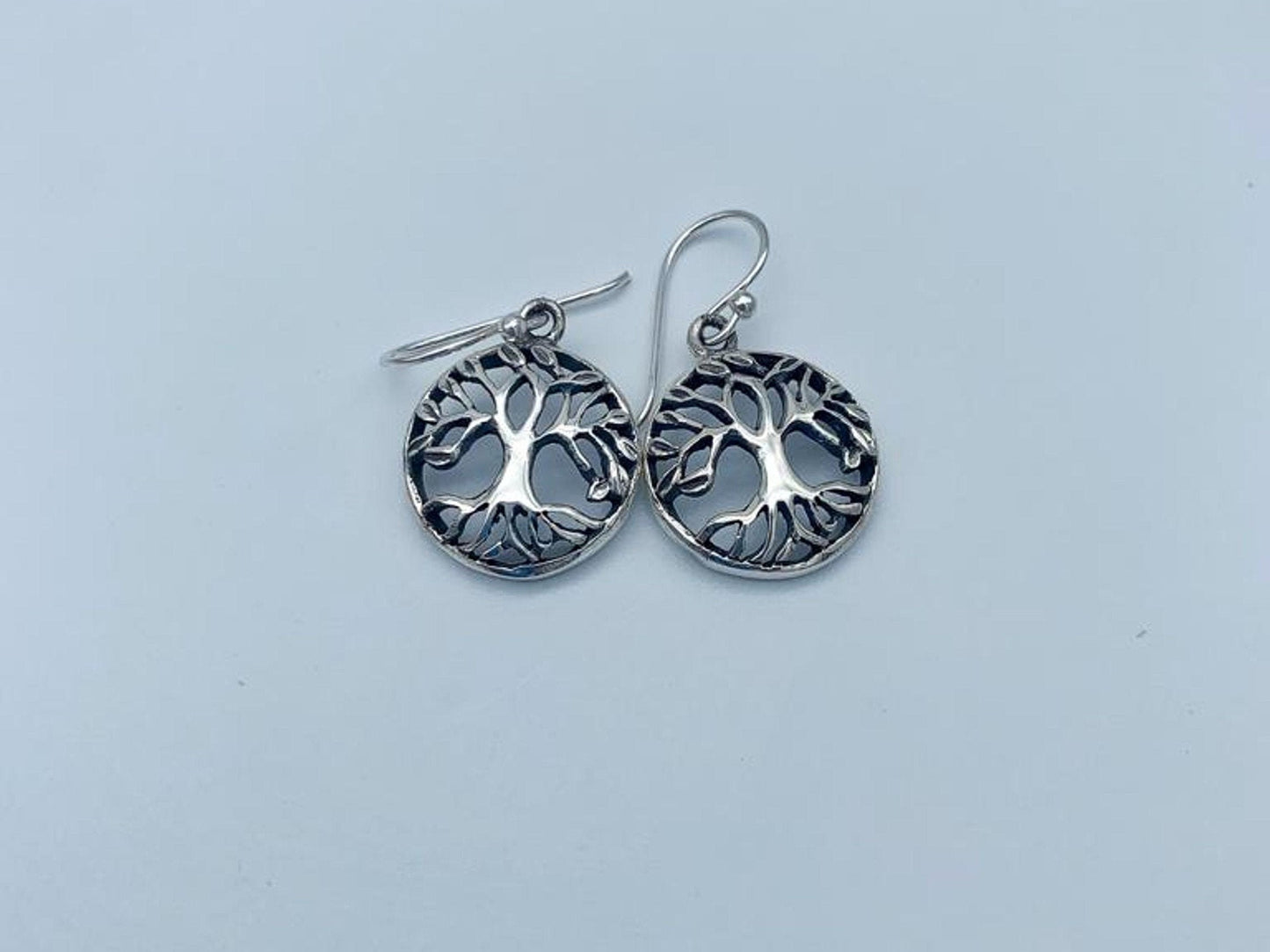 Sterling Silver Ahava Earrings (Love)
