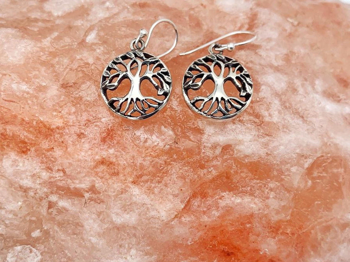 Sterling Silver Ahava Earrings (Love)