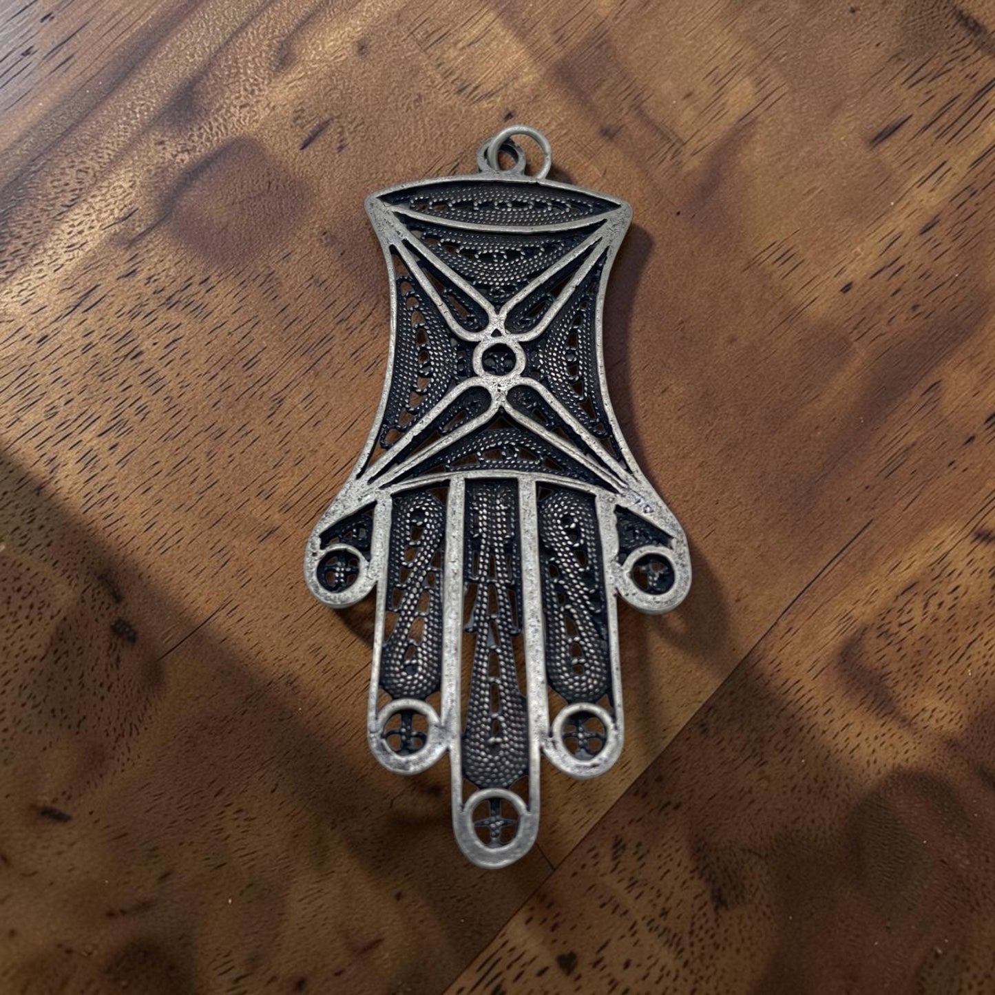 Sterling Silver Hamsa Necklace