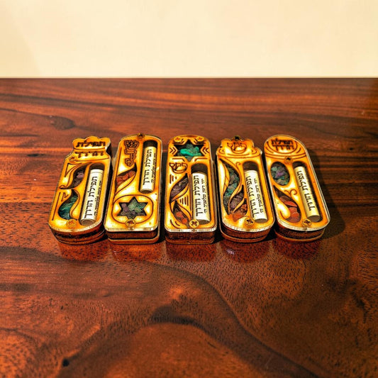 Car Mezuzah with Traveler Prayer Scroll