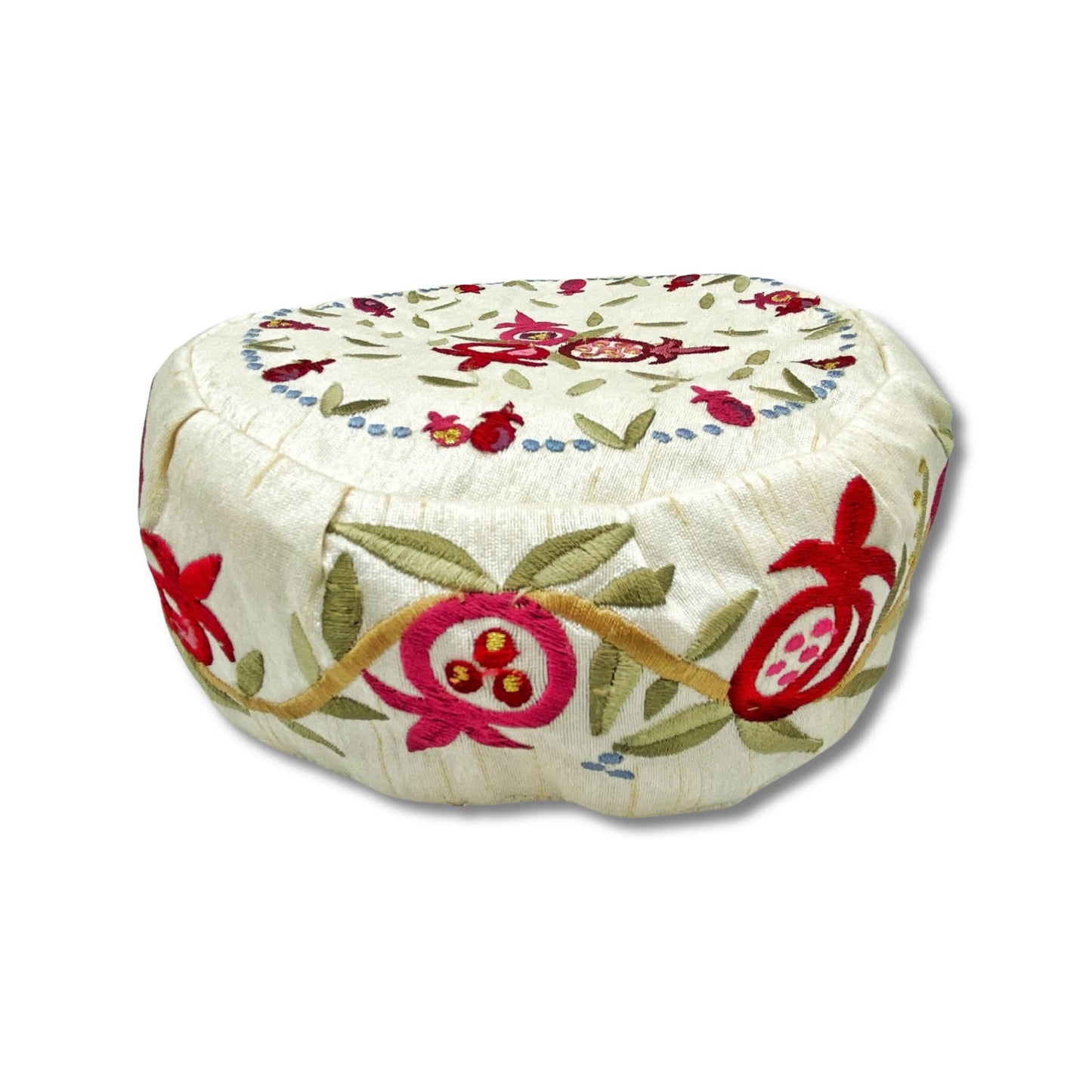 Pomegranate Embroidered Big Kippah