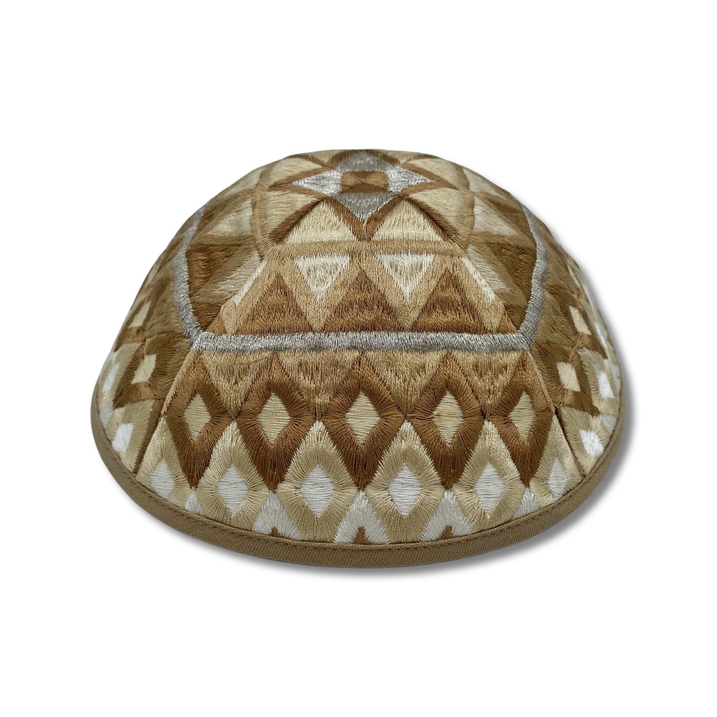 Blue/Gold Embroidered Kippah