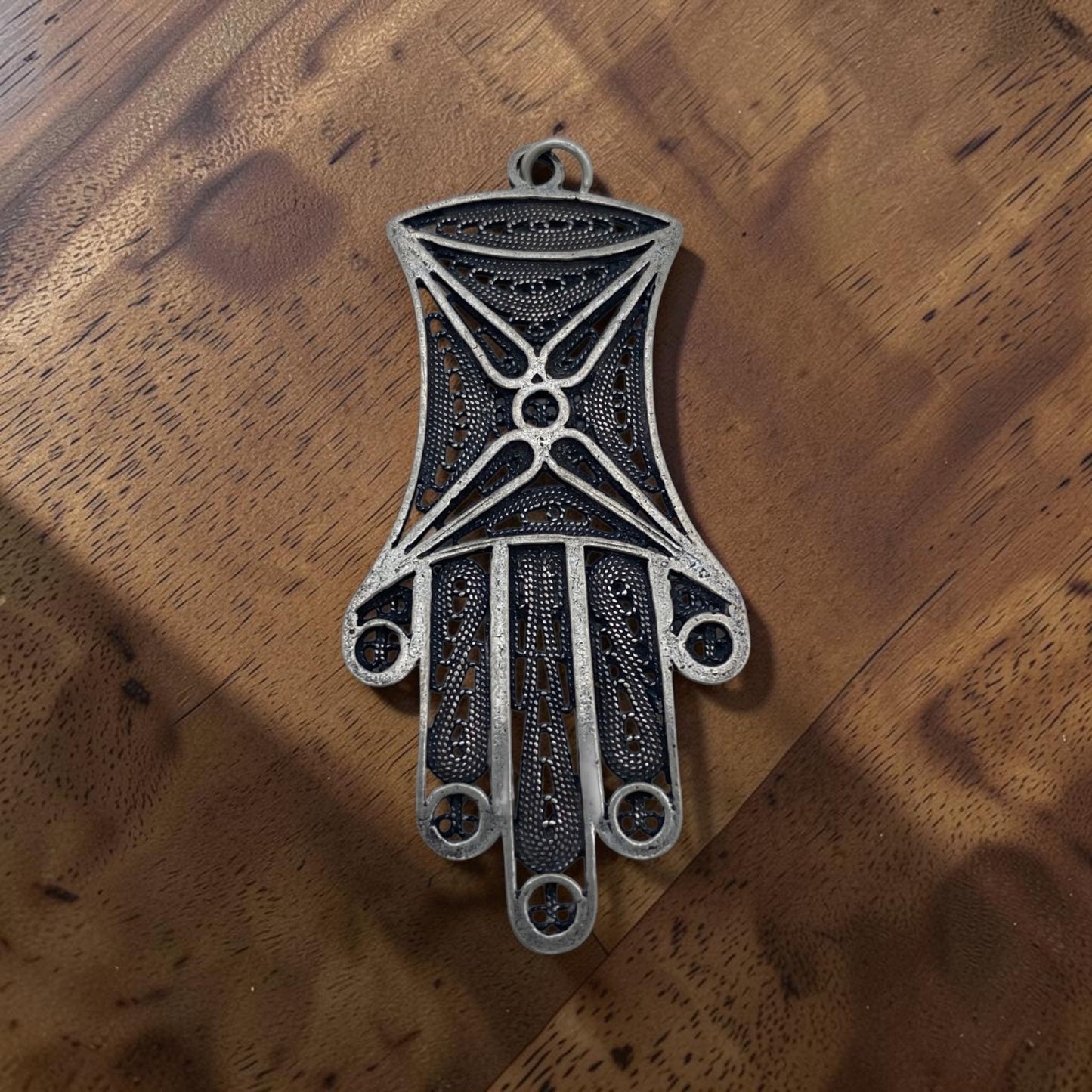 Sterling Silver Hamsa Necklace