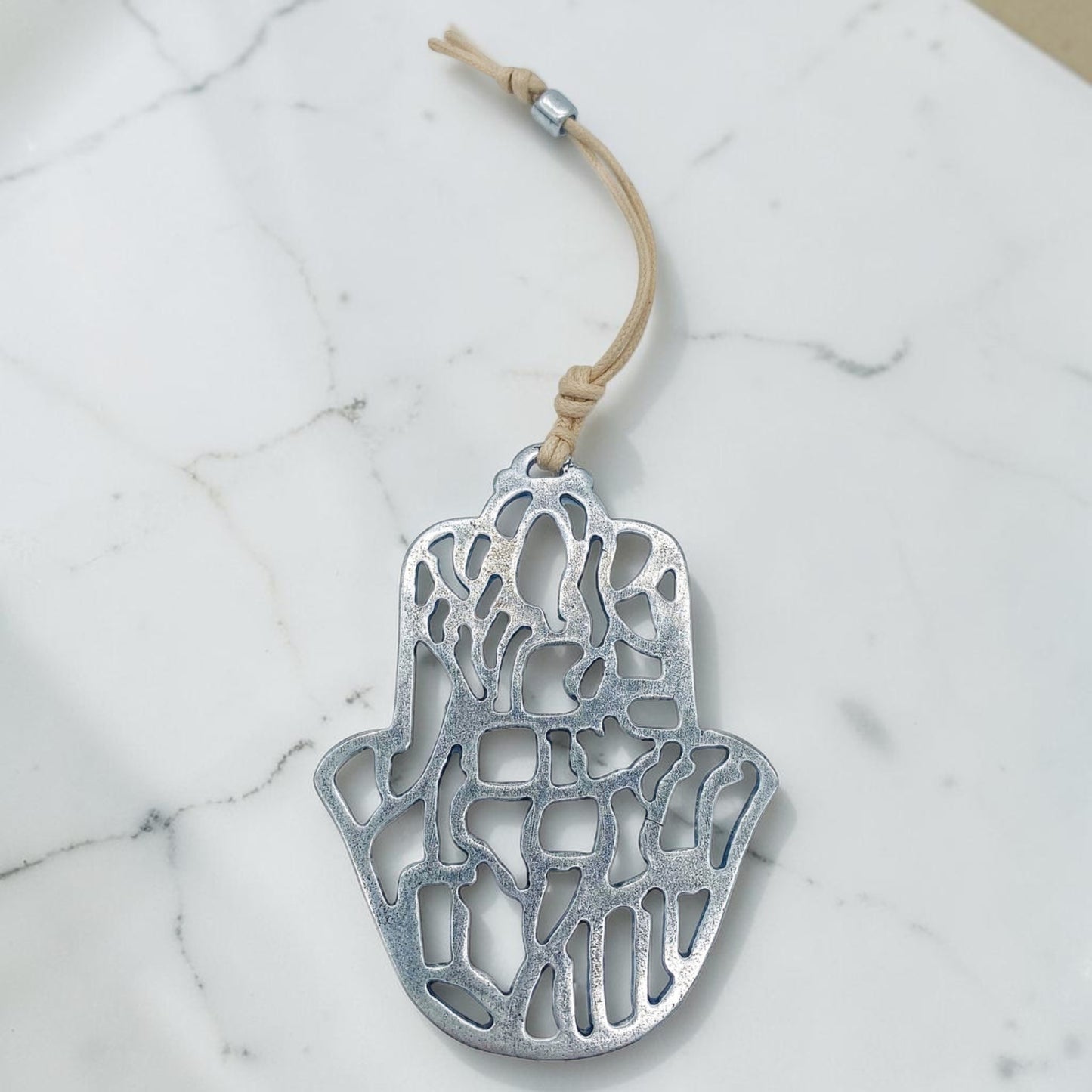 Silver Plated Hamsa Wall Blessing