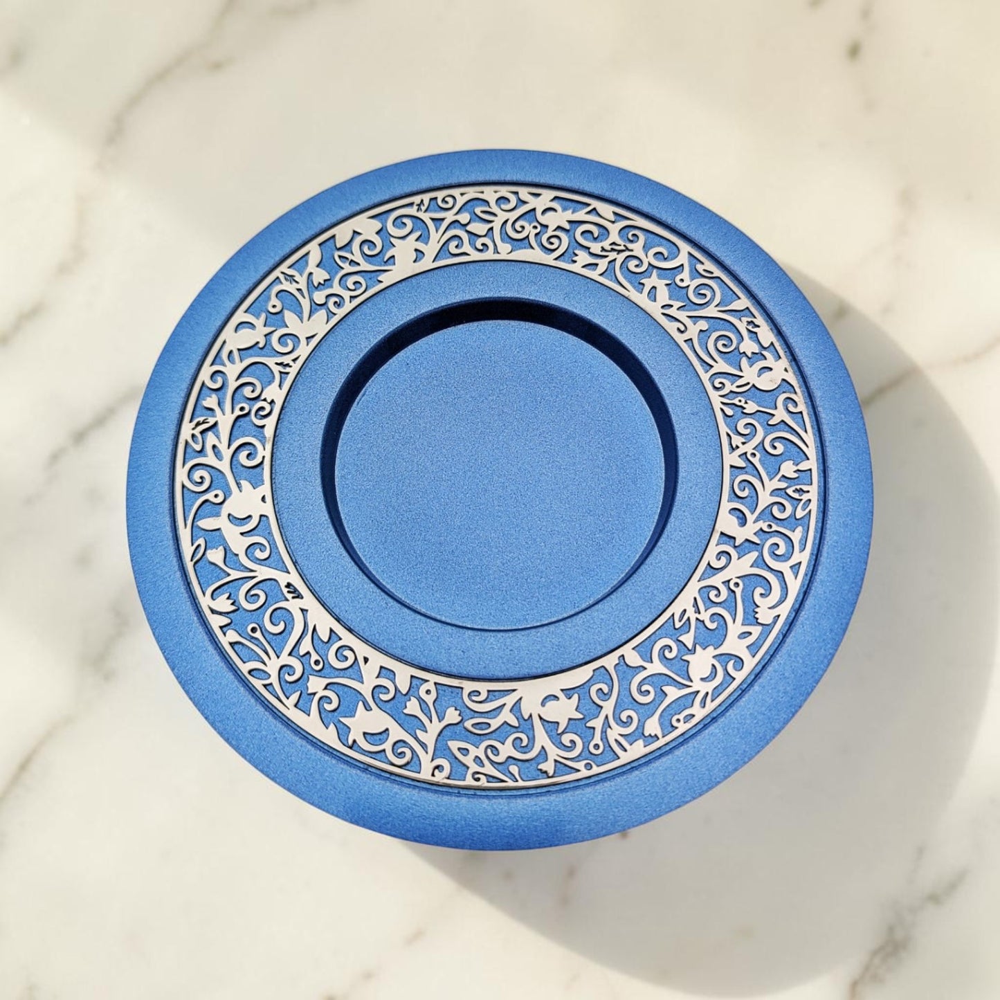 Blue Pomegranate Kiddush Cup