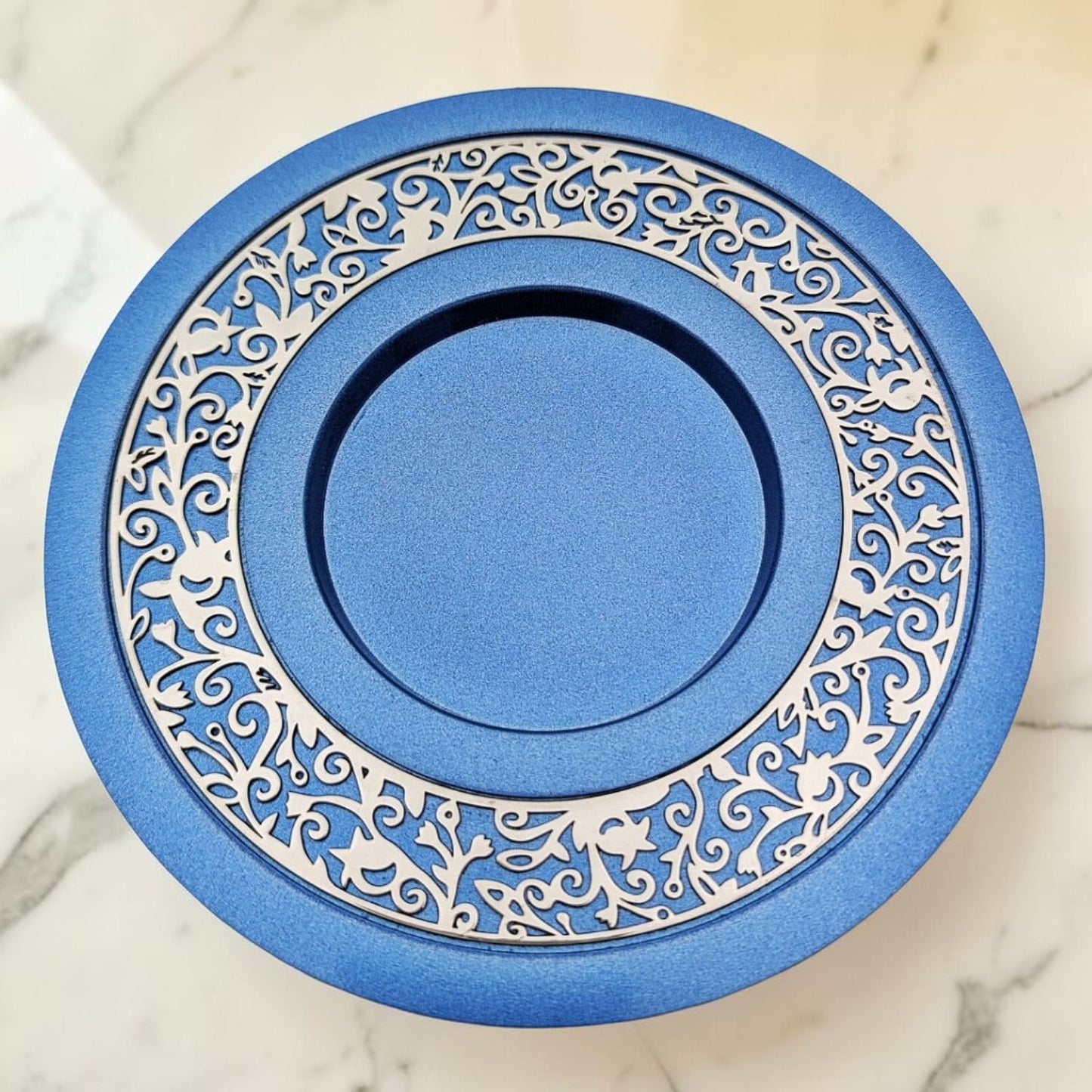 Blue Pomegranate Kiddush Cup