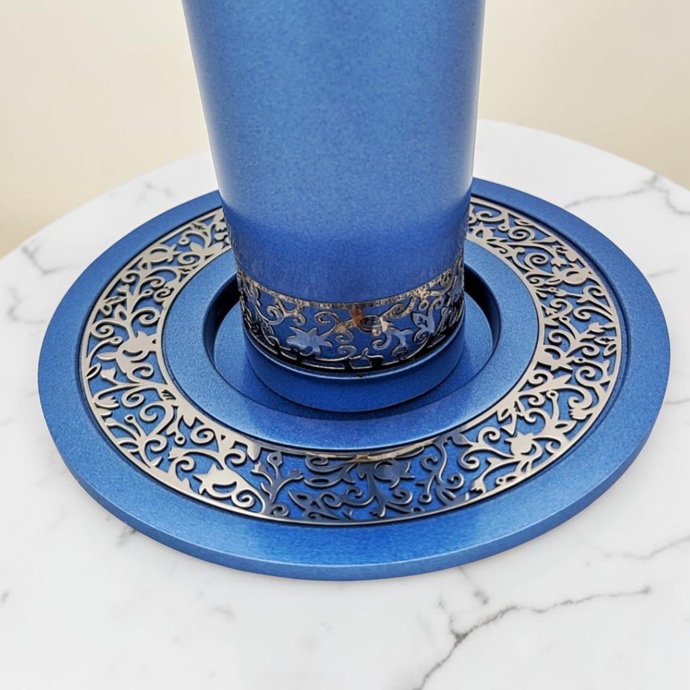 Blue Pomegranate Kiddush Cup