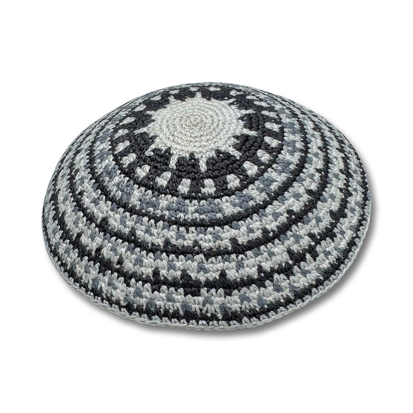 Cotton knitted Hand Made Kippah 14cm
